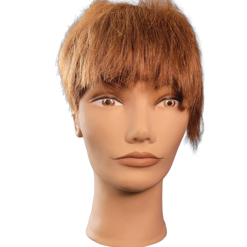 Mannequin Head Hairdressing Cosmetology 100% Human Hair Practice Training Doll